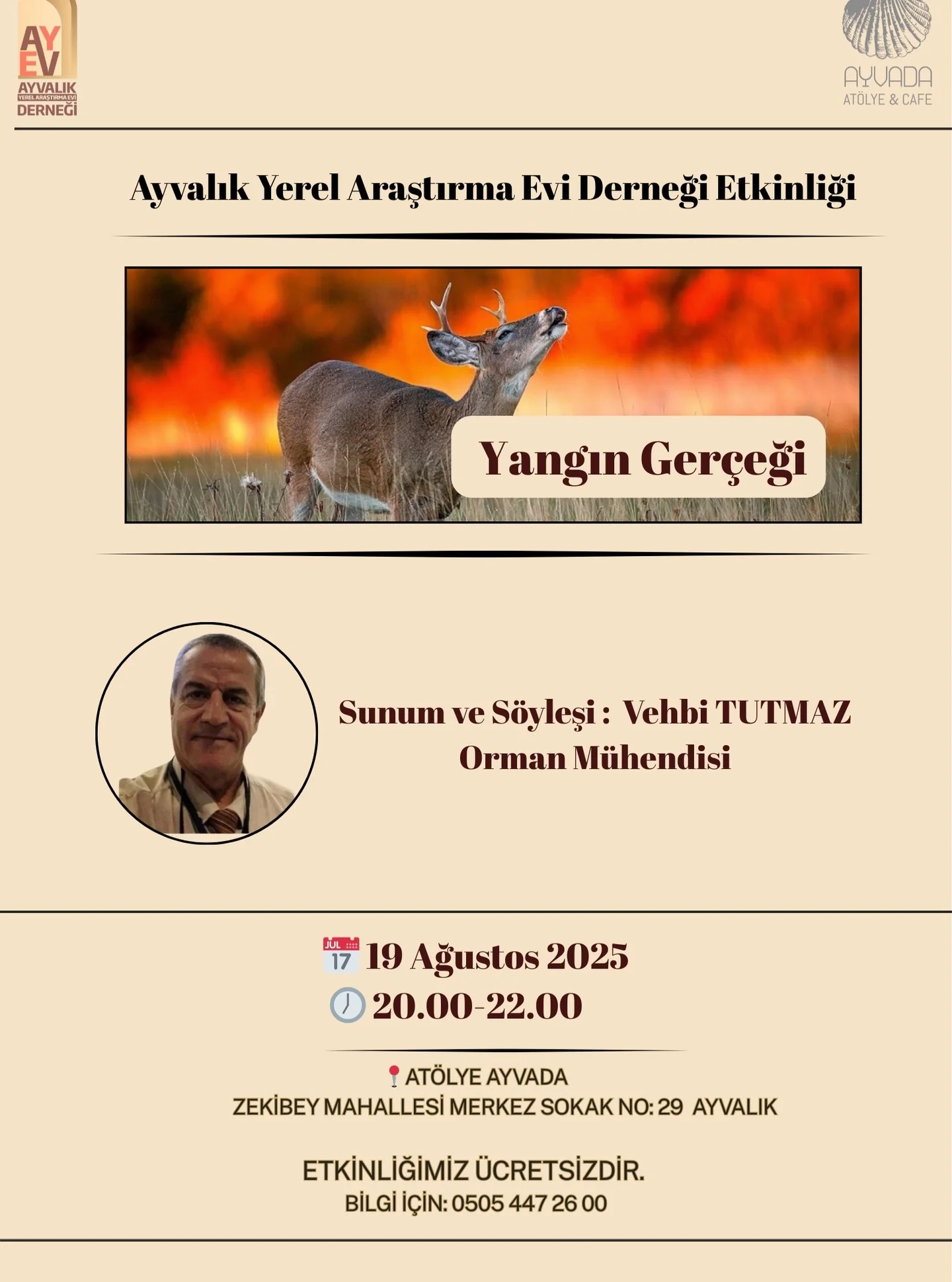 Vehbi Tutmaz ile Orman Yangınları — paylaşım görseli